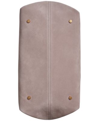 Georgette Suede Medium Bucket Bag