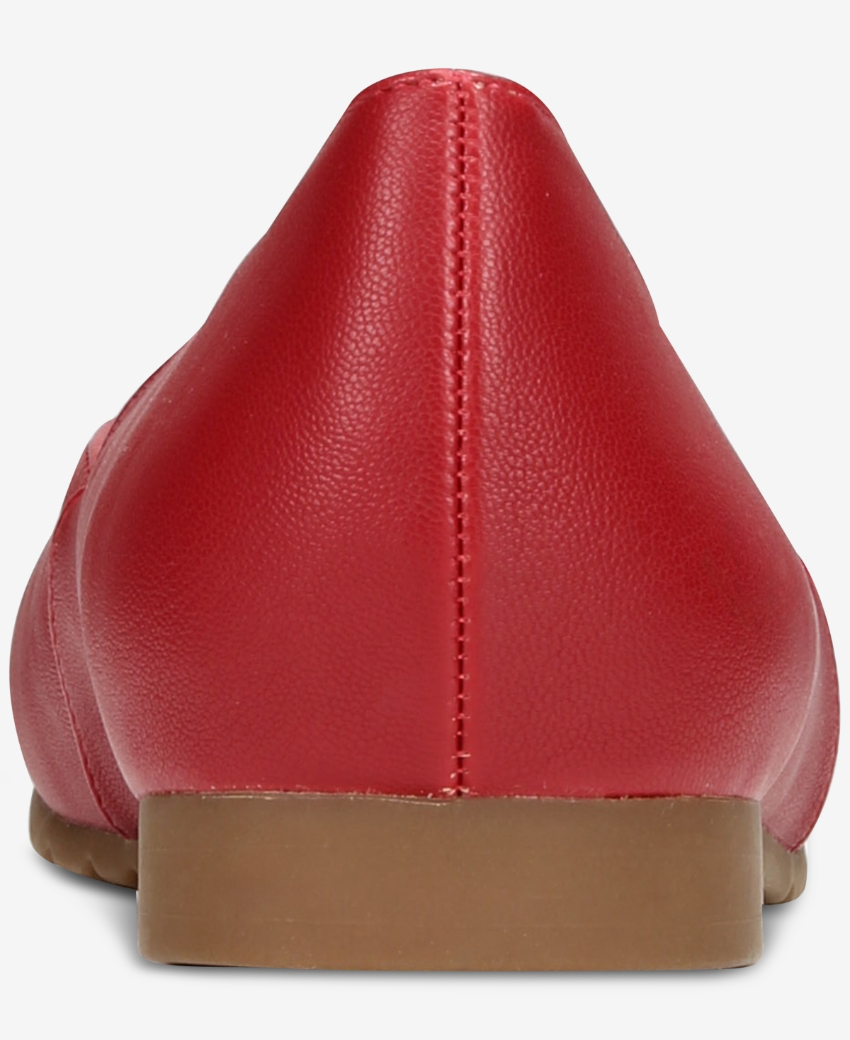 Style & Co Women's Ashtonn Snip Toe Ballet Flats, Exclusively At Macy's In Red