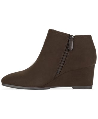 Women's Poppyy Wedge Heel Booties, Macy's Exclusive