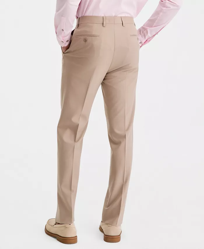 Men's Slim-Fit Solid Dress Pants - thumbnail 8