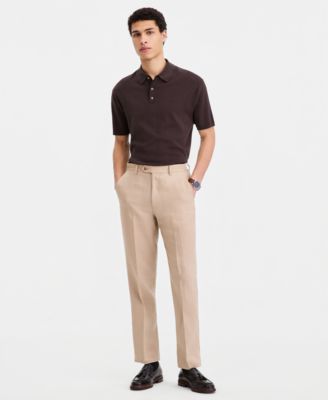Men's Modern-Fit Linen Dress Pants