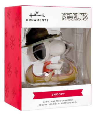 Christmas Ornament Peanuts Snoopy in Canoe