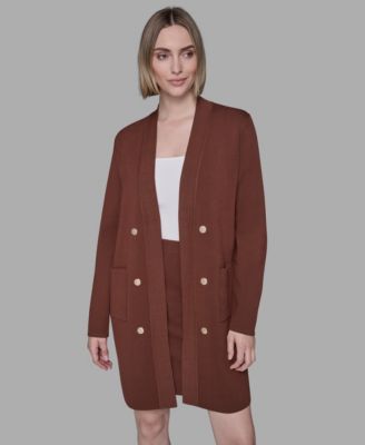 KARL LAGERFELD PARIS - Women's Long Sleeves Cardigan Sweater