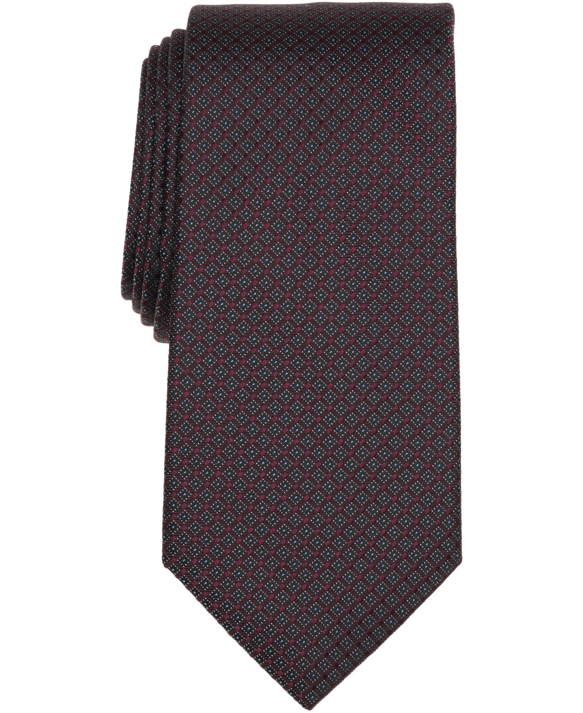 Michael Kors Men's Boulder Mini Classic Tie In Burgundy