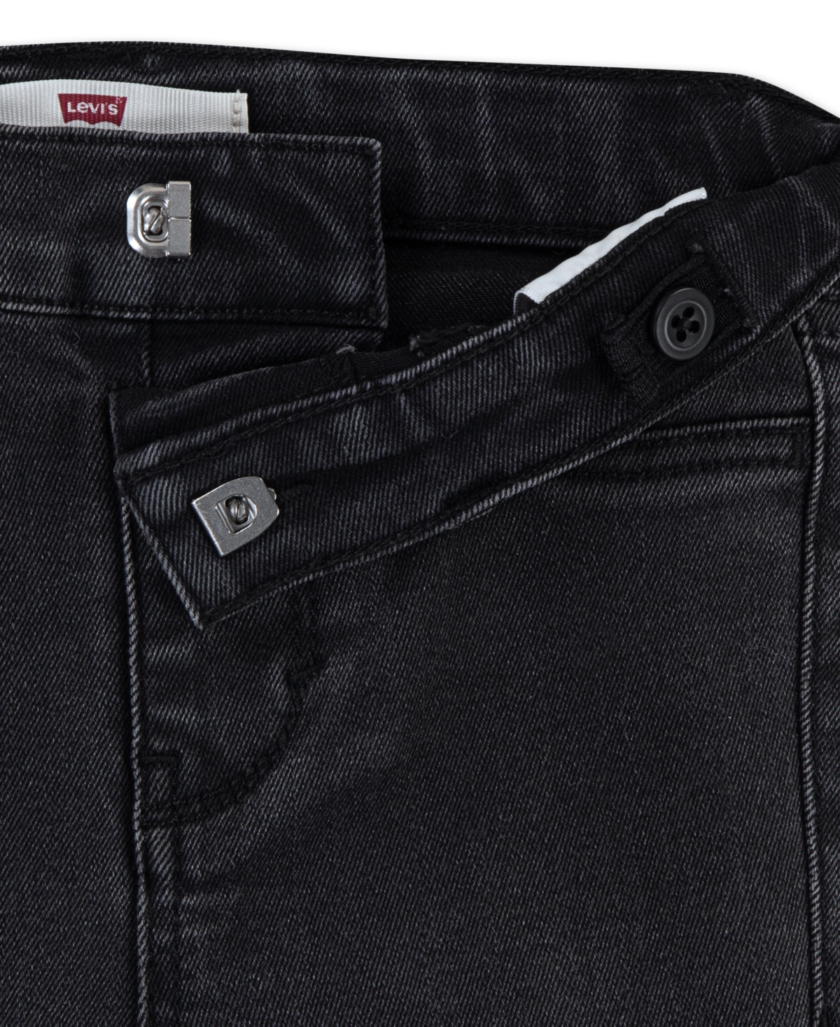 Levi's Toddler Girls 3-Piece Sherpa Vest, Top and Jeans Set