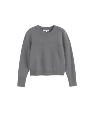 Women's Pure Cashmere Cropped Sweater