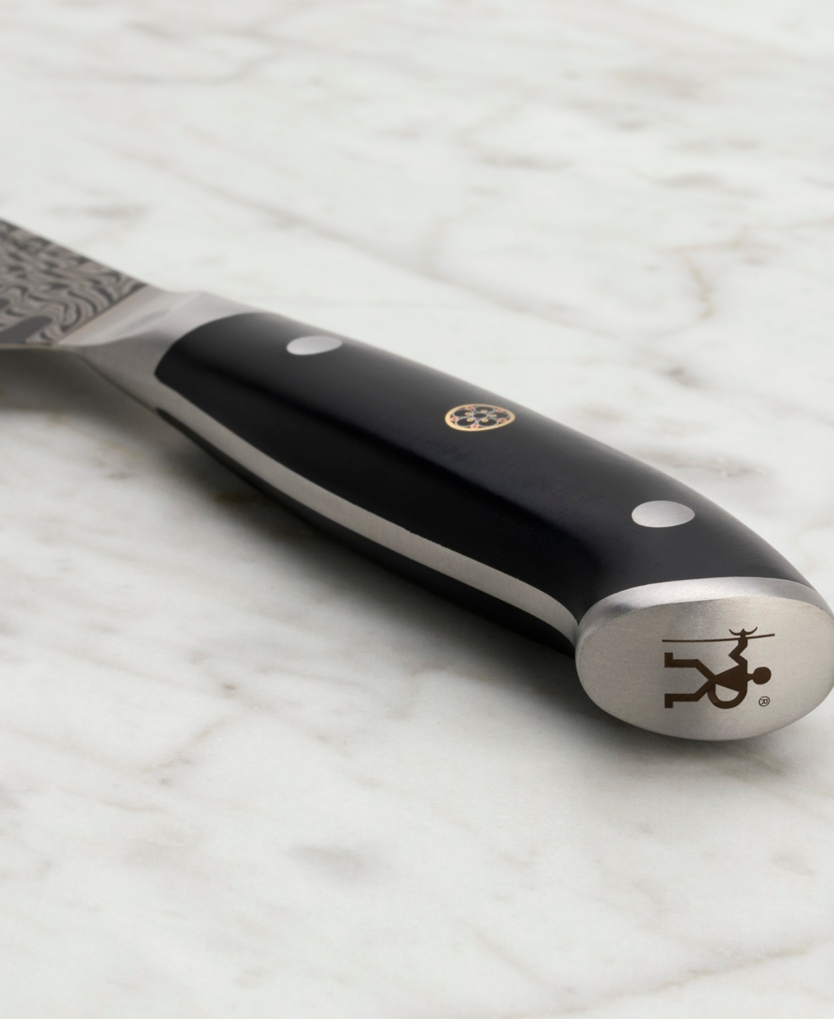 Henckels Compass Damascus 8" Bread Knife In Gray