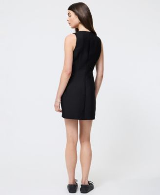 Women's Structured Sleeveless Mini Dress