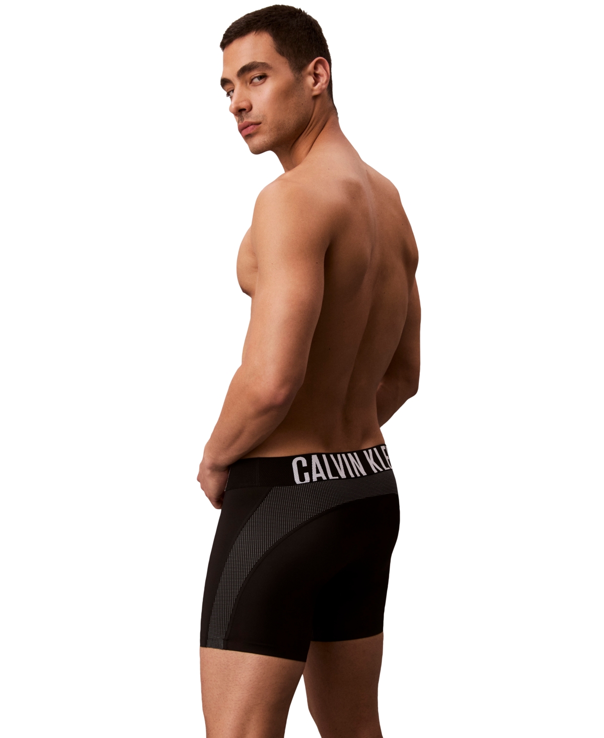 Calvin Klein Men's Intense Power Boxer Briefs In Black