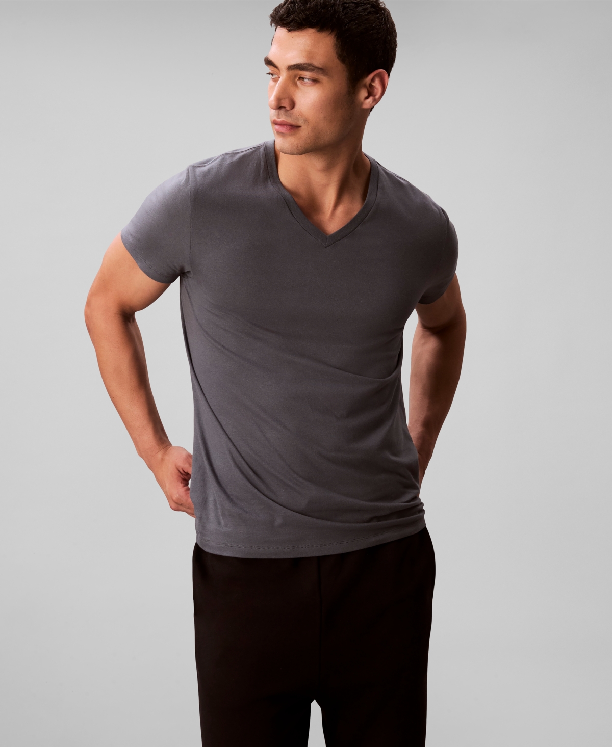 Calvin Klein Men's 3-pack Cotton Classics V-neck T-shirts In Multi