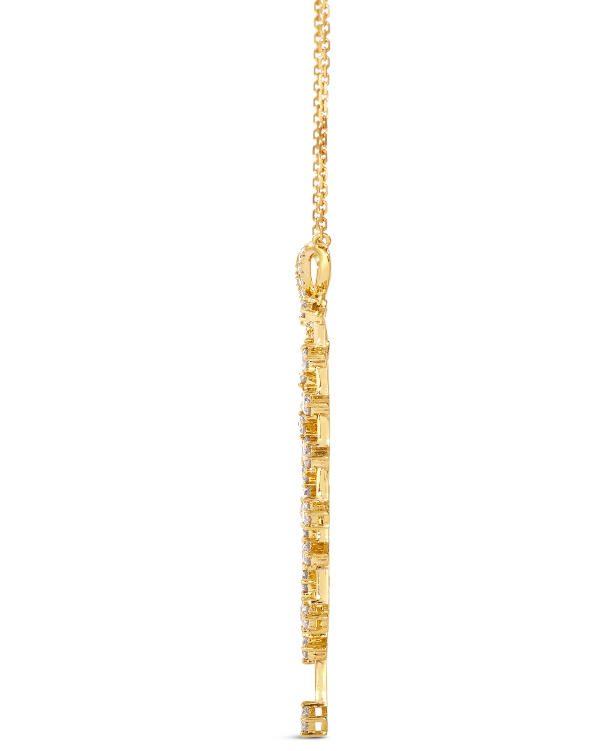 Le Vian Nude Diamond Dangling Adjustable 19" Statement Necklace (1-1/4 Ct. T.w.) In 14k Rose Gold In Gold