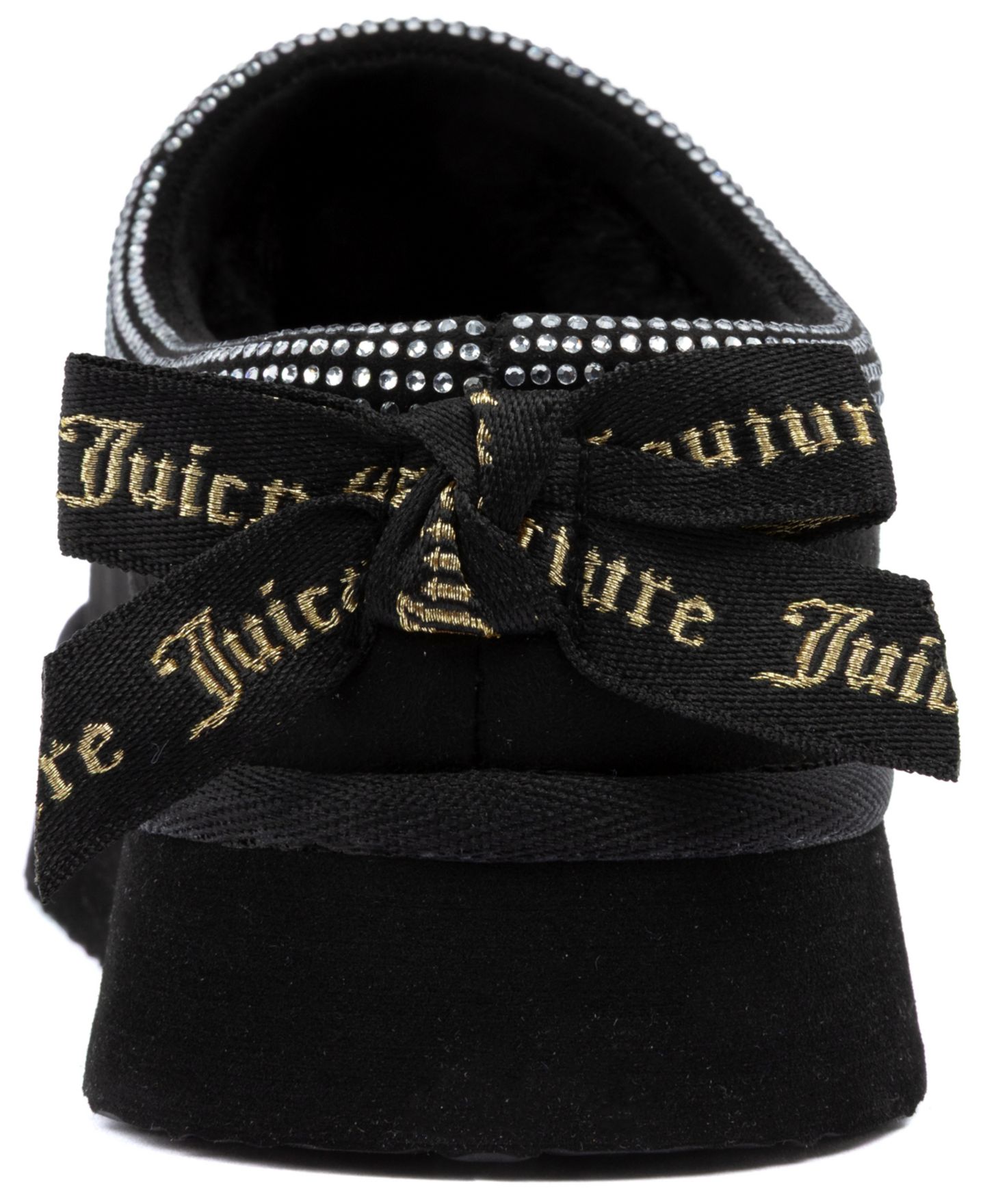 Женские сабо Juicy Couture Olyana Closed Toe Clog Slipper, цвет: Чёрный — фото 3