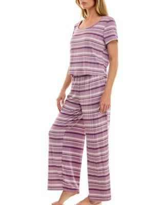 Women's 2-Piece Striped Sleepwear Set