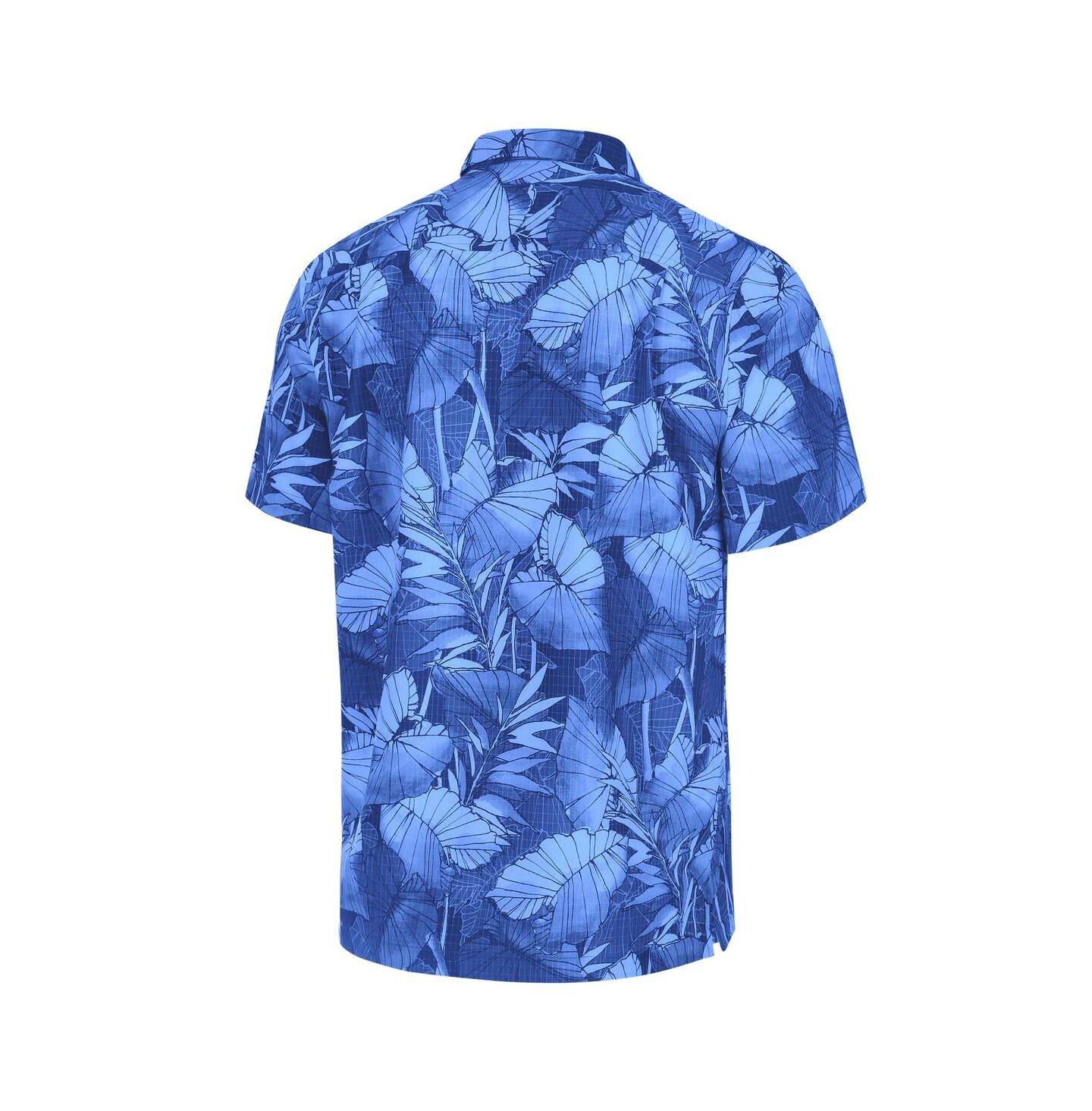 Мужская рубашка Tommy Bahama Blue Detroit Lions Bahama Coast Nuevo Fronds Camp Button-Up — фото 3