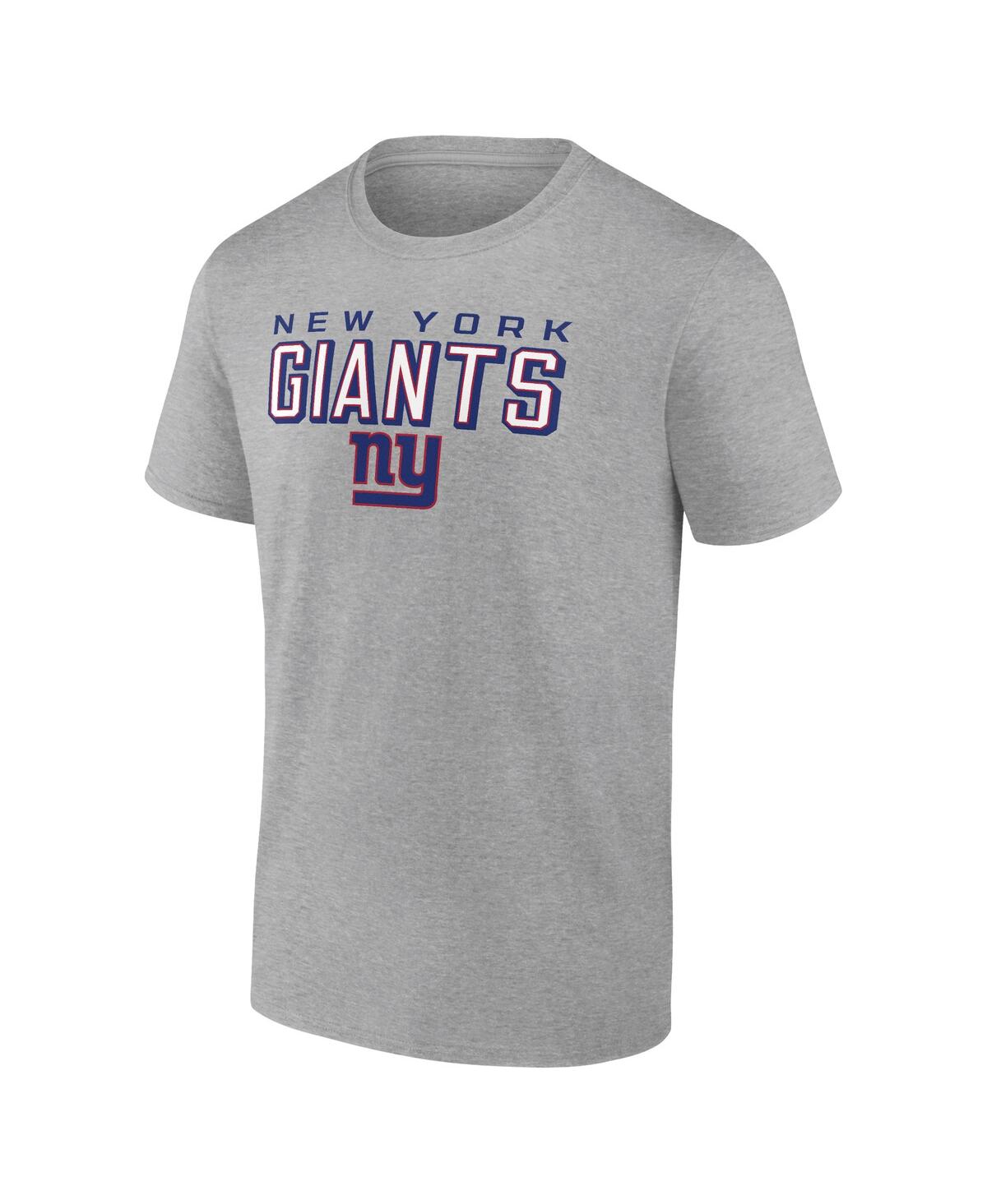 Fanatics Mto Label Men's Heather Gray New York Giants Swagger T-shirt In Gray