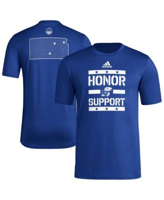 adidas - Men's Royal Kansas Jayhawks Honor Support Pre-Game T-Shirt