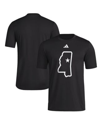 adidas - Men's Black Mississippi State Bulldogs Strategy Pre-Game T-Shirt