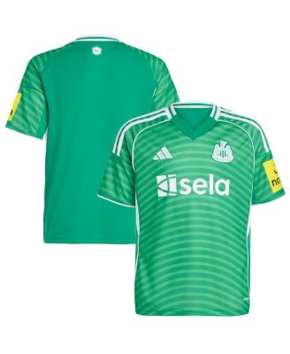 adidas - Big Boys and Girls Green Newcastle United 2025/26 Away Replica Jersey