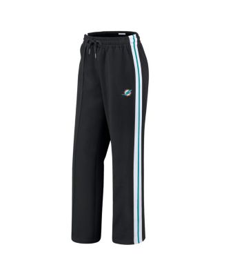 Women's Black Miami Dolphins Color Block Straight Leg Pants