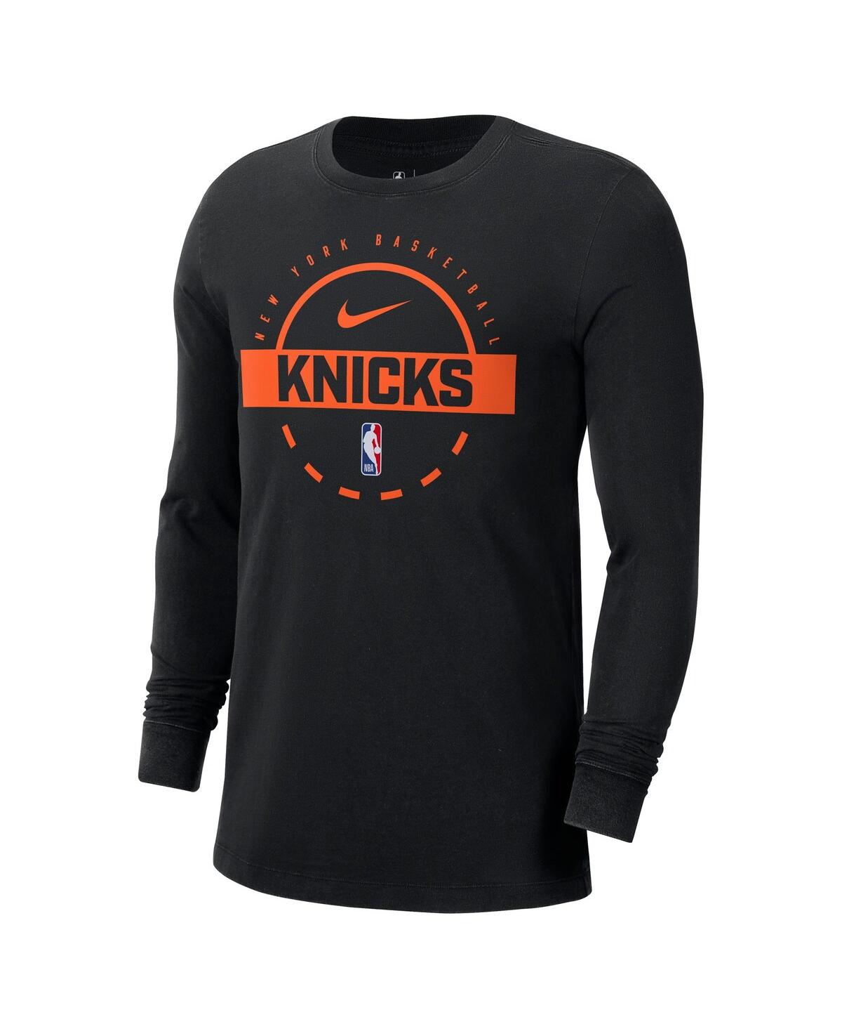 Nike Men's New York Knicks Authentic Long Sleeve Practice T-Shirt