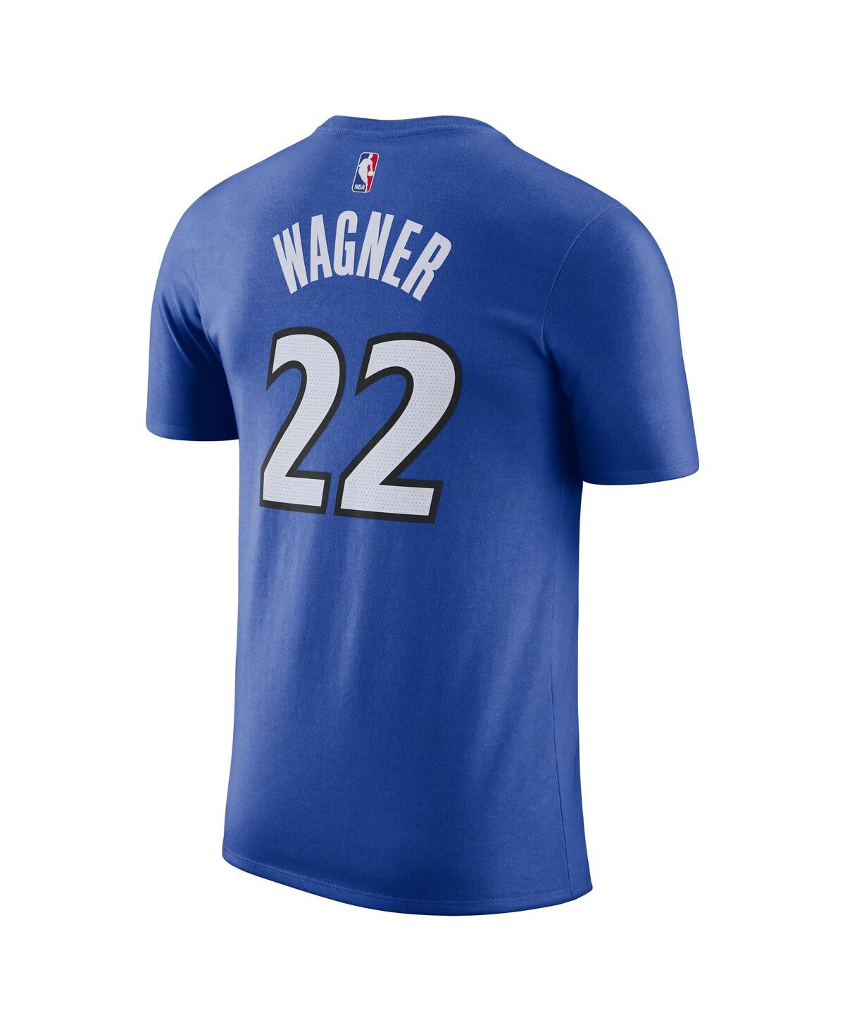 Nike Men's Franz Wagner Blue Orlando Magic Icon Edition Name Number T-Shirt