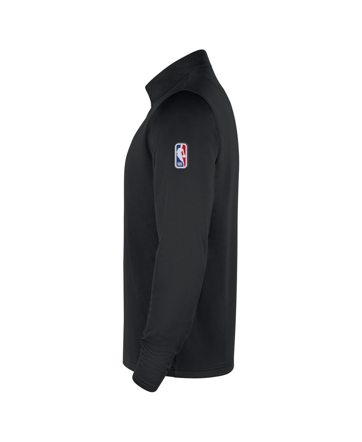 Nike Men's Black Dallas Mavericks 2025/26 Authentic Coaches Quarter-zip Dri-fit Top In Black