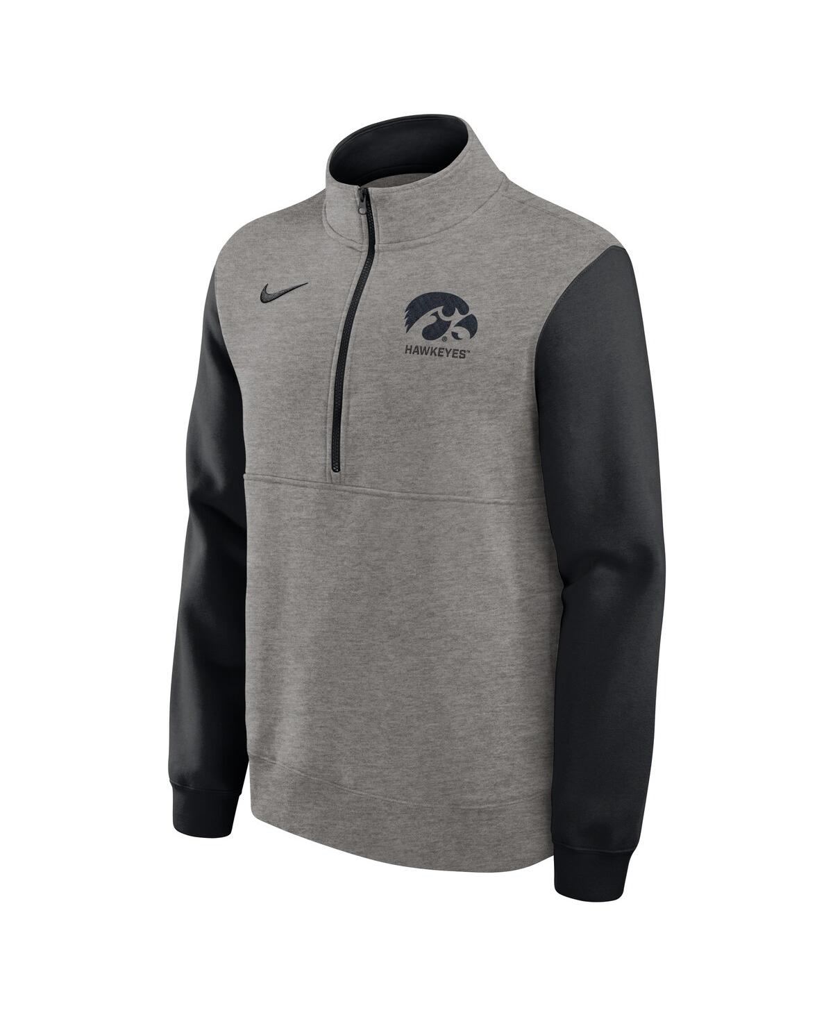 Nike Iowa Club  Men's College 1/2-zip Crew In Gray