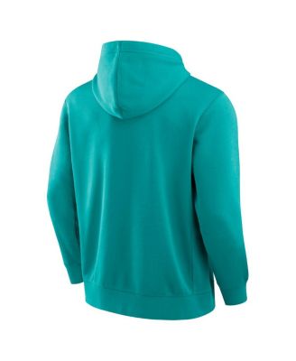 Men's Aqua Miami Dolphins New Horizons Heritage Pullover Hoodie