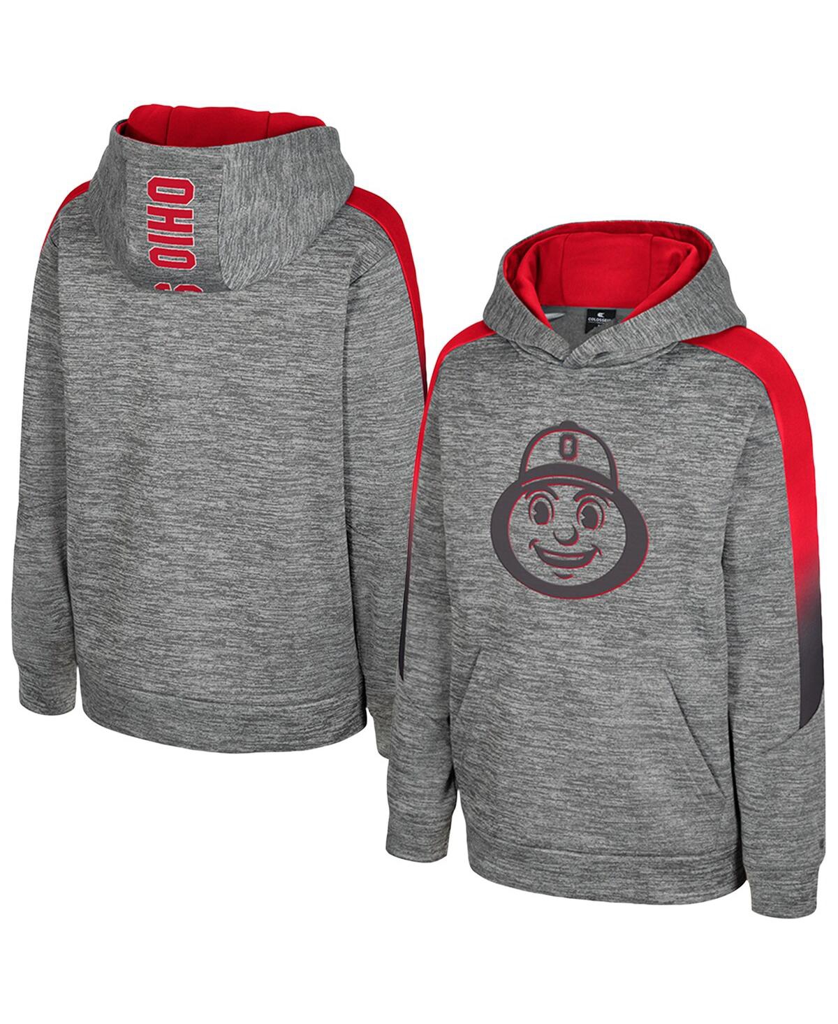 Colosseum Big Boys and Girls Gray Ohio State Buckeyes the Gang Hoodie