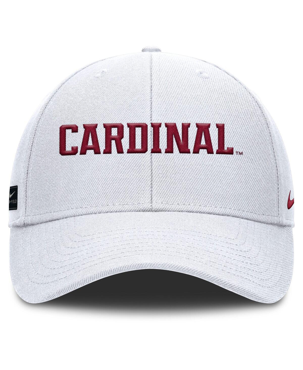 Nike Men's White Stanford Cardinal 2025 On-Field Rise Performance Adjustable Hat