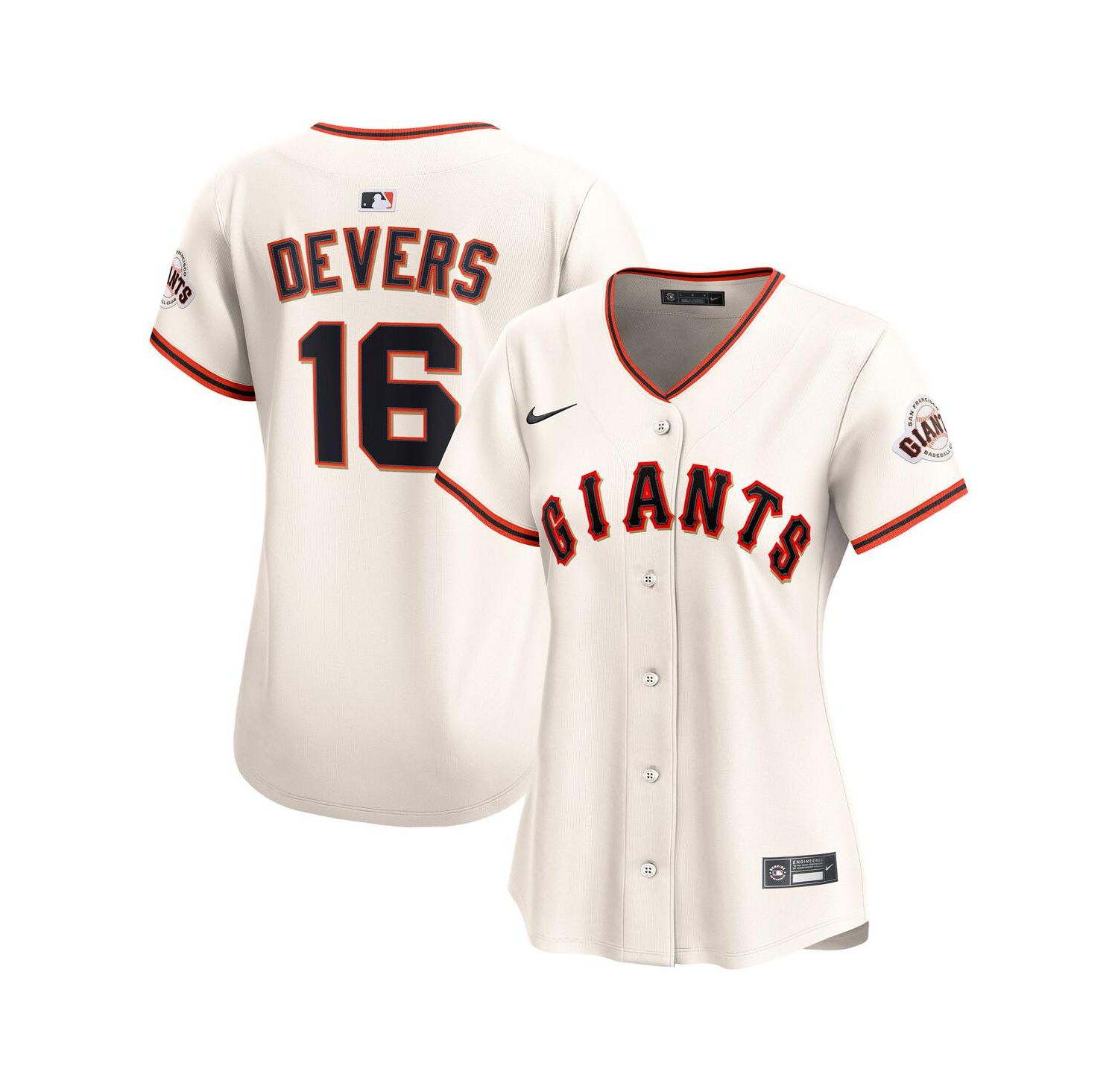 Women's Rafael Devers Cream San Francisco Giants Home Limited Player Jersey