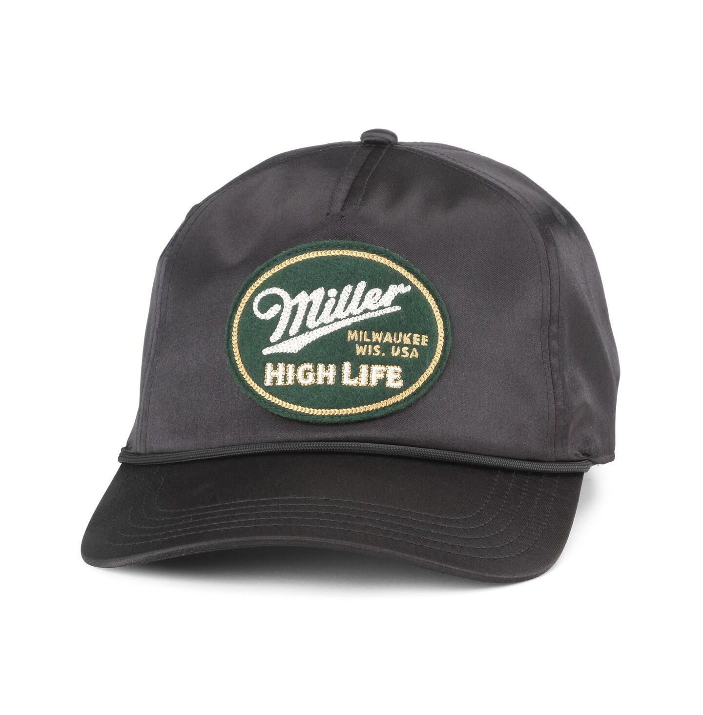 Мужские головные уборы American Needle Black Miller Blazer Adjustable Hat — фото 1