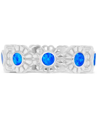 Opal (0.30 ct. t.w.) Ring in Sterling Silver