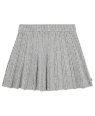 Girls' Pleated Sweater Skirt