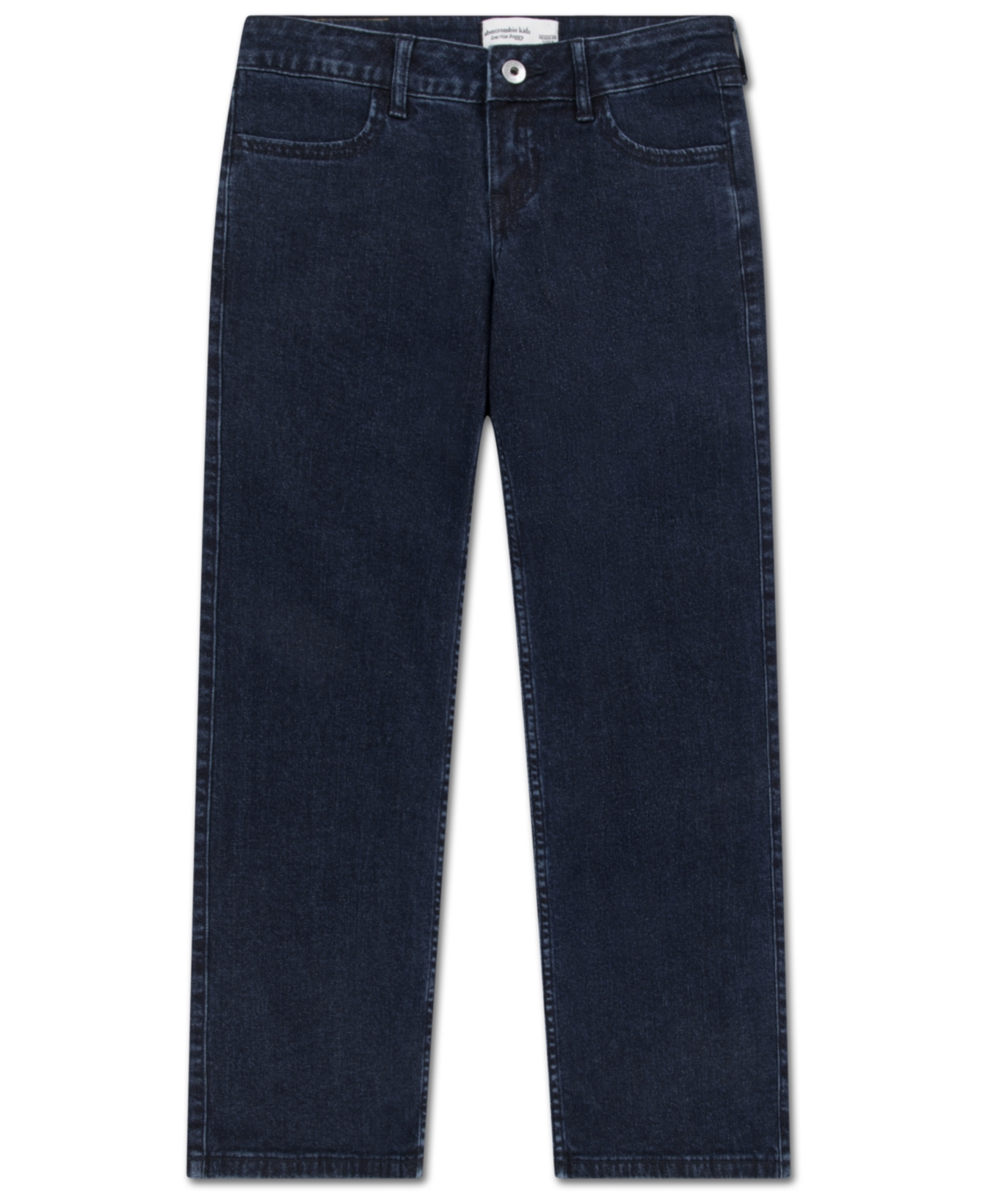 Abercrombie Girls Sparkle Low-rise Baggy Jeans In Blue