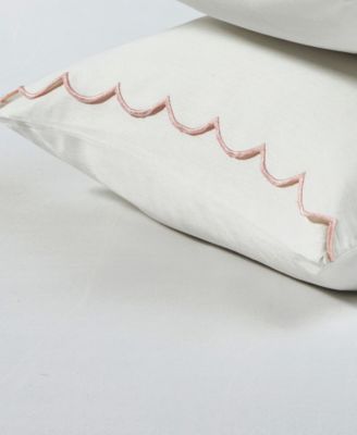 Scallop 300-Thread Count Cotton 4-Pc. Sheet Set, Full