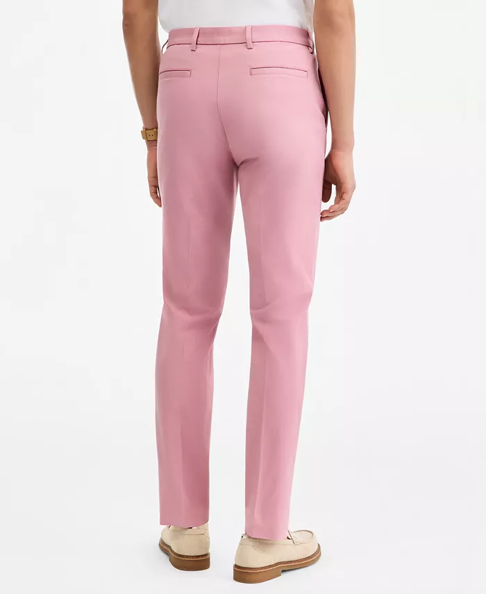 Men's Classic-Fit Cotton-Blend Dress Pants - thumbnail 4