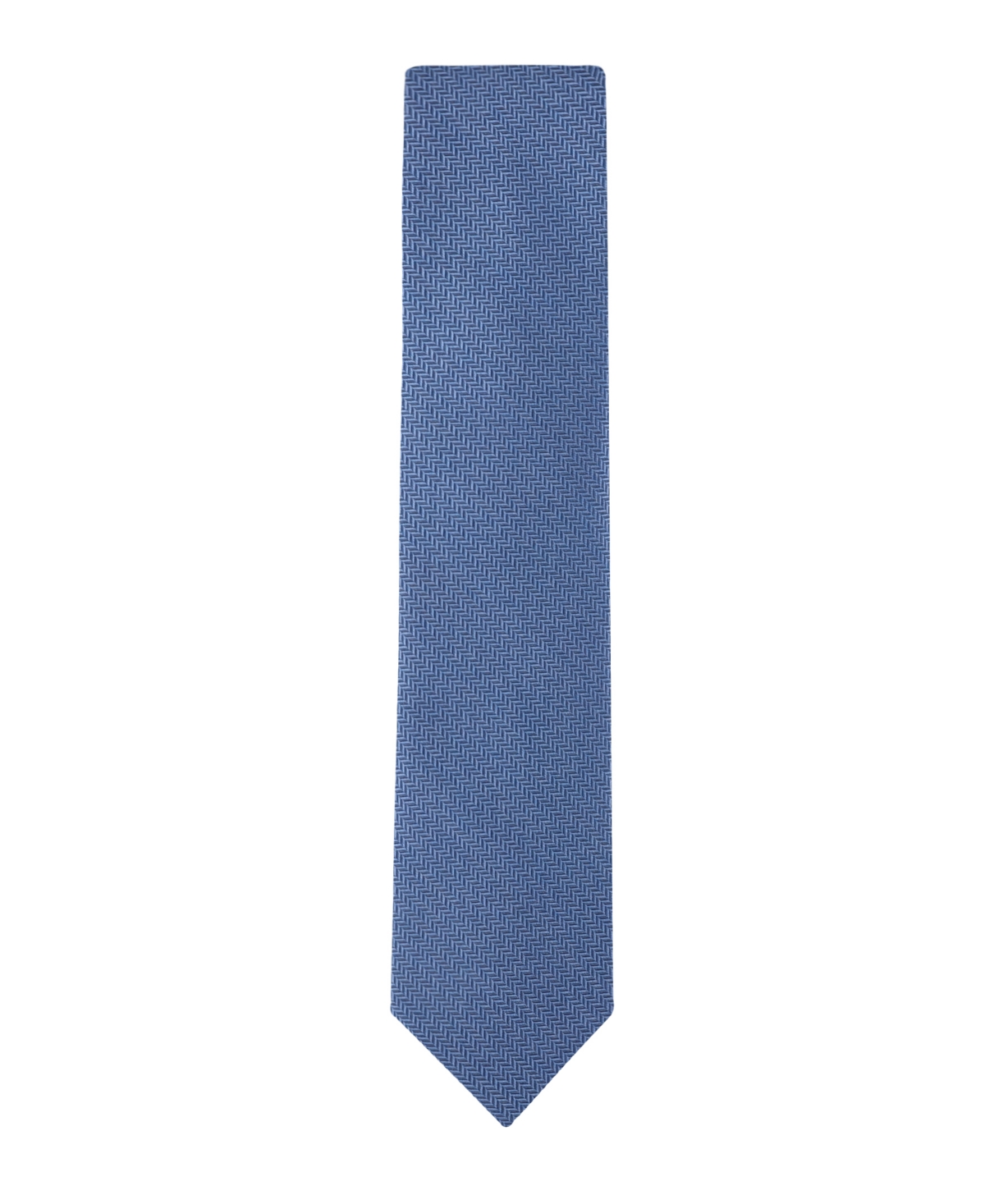Tommy Hilfiger Men's Hazel Herringbone Solid Tie In Blue