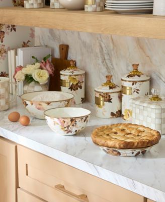 Mackenzie-childs Mackenzie Childs Wild Rose White Collection In Neutral