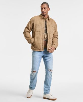 Men's Mahomes Snap-Front Quilted Shirt Jacket, Macy's Exclusive