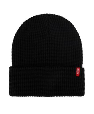 Men's 2-Piece Waffle Knit Beanie and Buffalo Plaid Scarf Gift Set