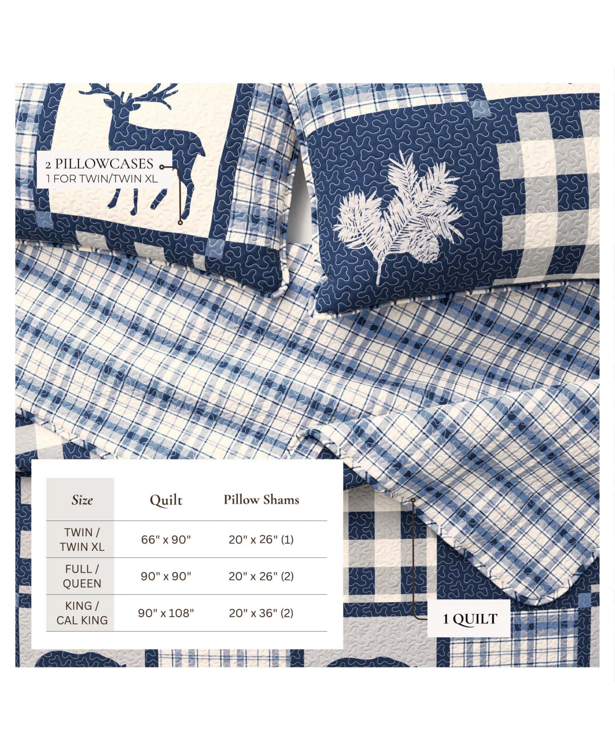 Linery & Co. Rustic Lodge All-Season Quilt Set