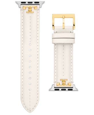 Women's Ivory Leather Band for Apple Watch, 38-45mm
