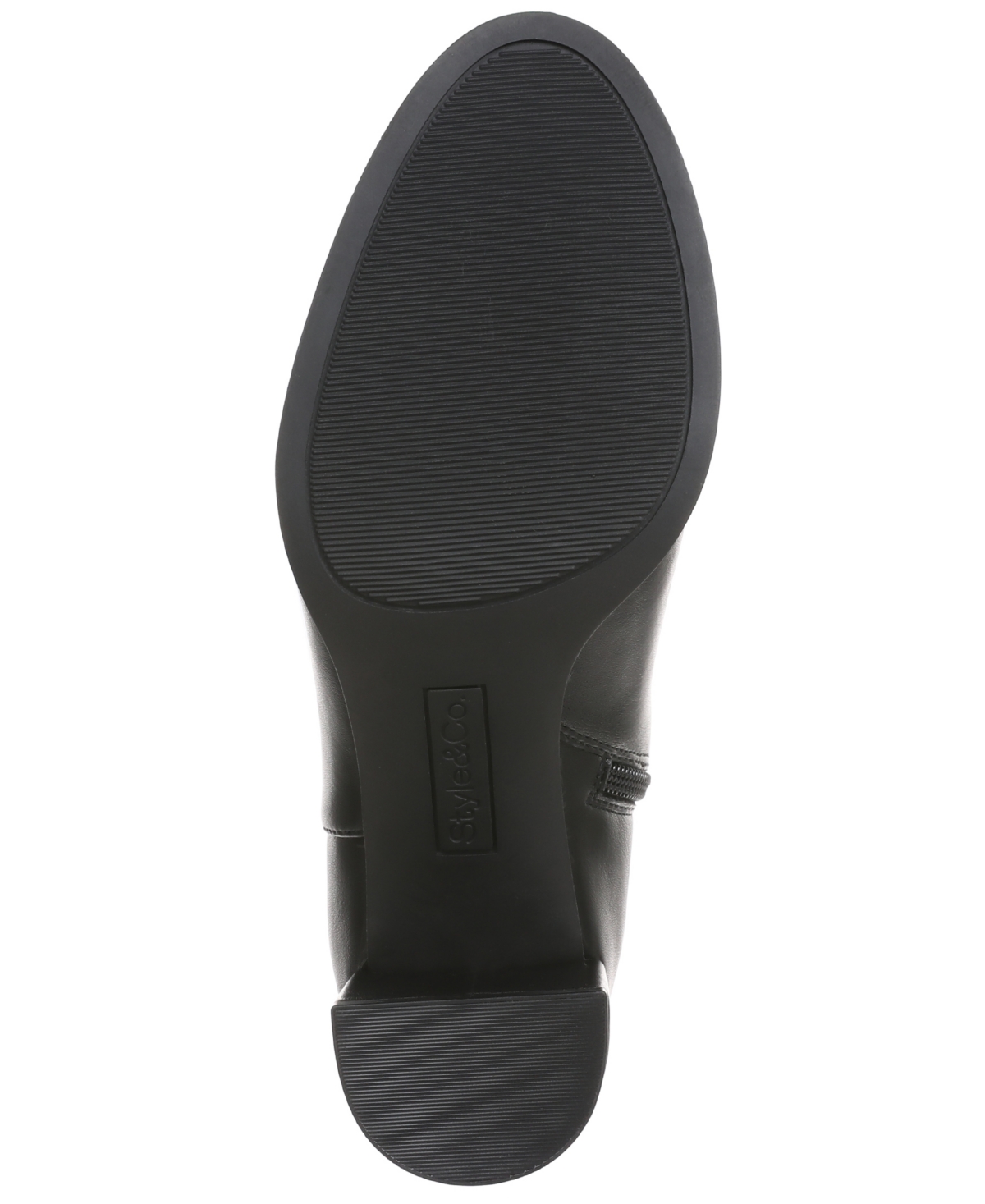 Style & Co Women's Chappell Block Heel Booties, Macy's Exclusive In Black