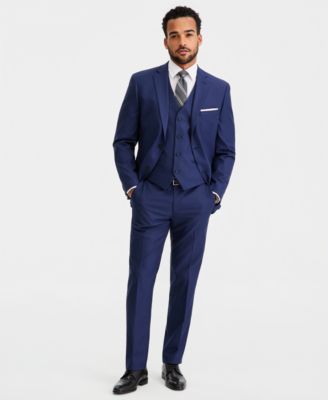 Men's Slim-Fit Stretch Solid Suit Separates