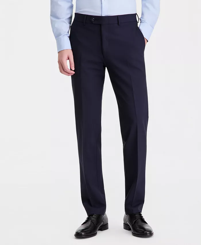Men's Slim-Fit Wool Suit Pants - thumbnail 3