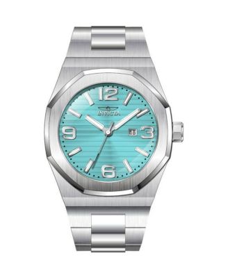 Men's 45779 Huracan Quartz 3 Hand Turquoise Dial Watch