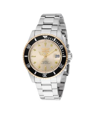 Men's 49317 Pro Diver Automatic 3 Hand Champagne Dial Watch