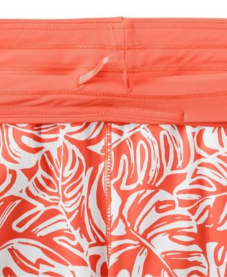 Women's 3" Quick Dry Elastic Waist Board Shorts Swim Cover-up Shorts with Panty