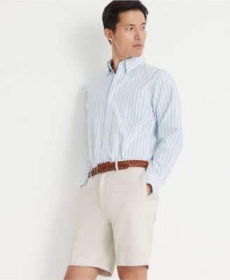 Big & Tall No Iron 9" Comfort Waist Plain Front Chino Short